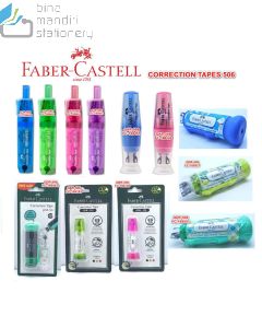 Tipex kertas pita koreksi Faber-Castell Correction Tape QJR 506 Barrel Green (169455)