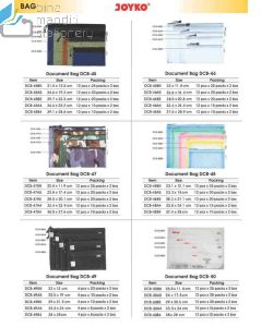 Foto Kantong Poket Resleting Dokument Joyko Document Bag DCB-47 A4 (Army) merek Joyko