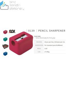 Jual Rautan Pensil SDI 0139B Pencil Sharpener termurah harga grosir Jakarta