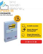 3M Post-it 656-1CB Sticky Note Cloud Blue 51x76mm