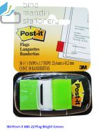 Contoh Alat Perlengkapan Kantor merk 3M Post-it , Gambar Produk 3M Post-it 680-22 Flags Bright Green 12x43mm harga 39400 di Toko Peralatan Sekolah Murah