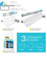 Contoh Alat Perlengkapan Kantor merk 3M Post-it , Gambar Produk 3M Post-it DEF4X3 Dry Erase Surface - Rolls 900x1200mm harga 719500 di Toko Peralatan Sekolah Murah