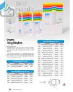 Foto Bantex 8722 Insert Ring Binder 5242 A4 4D-25mm White Map berkas arsip merek Bantex