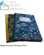 Gambar Atk Bintang Obor Buku Tulis Folio Deluxe 200 Lembar Hard Cover Beli di Toko Bina Mandiri Stationery harga murah semua peralatan sekolah lengkap