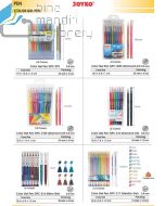 Gambar Gel Pen Warna Warni Tinta Gel Joyko Color Gel Pen GPC-299 merek Joyko