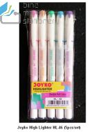 Gambar Texliner Stabilo Pewarna/Penanda Tulisan Joyko Highlighter HL-46 (5pcs/set) merek Joyko